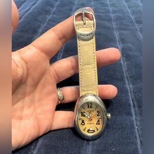 Vintage Ladies LOCMAN NUOVO Alligator Leather Sapphire Quartz Watch REF 020